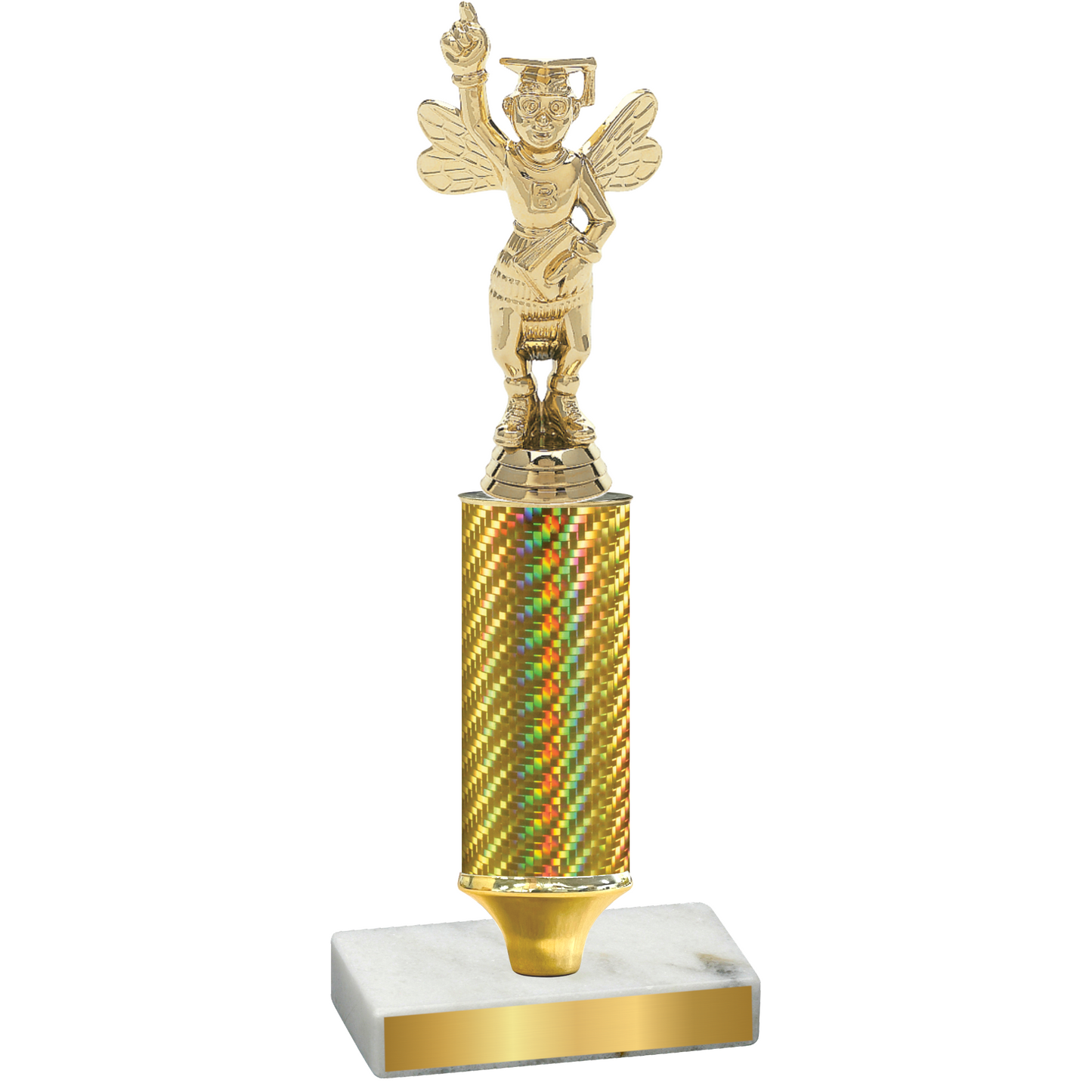 Value Gold Carbon Fiber Academics Trophy