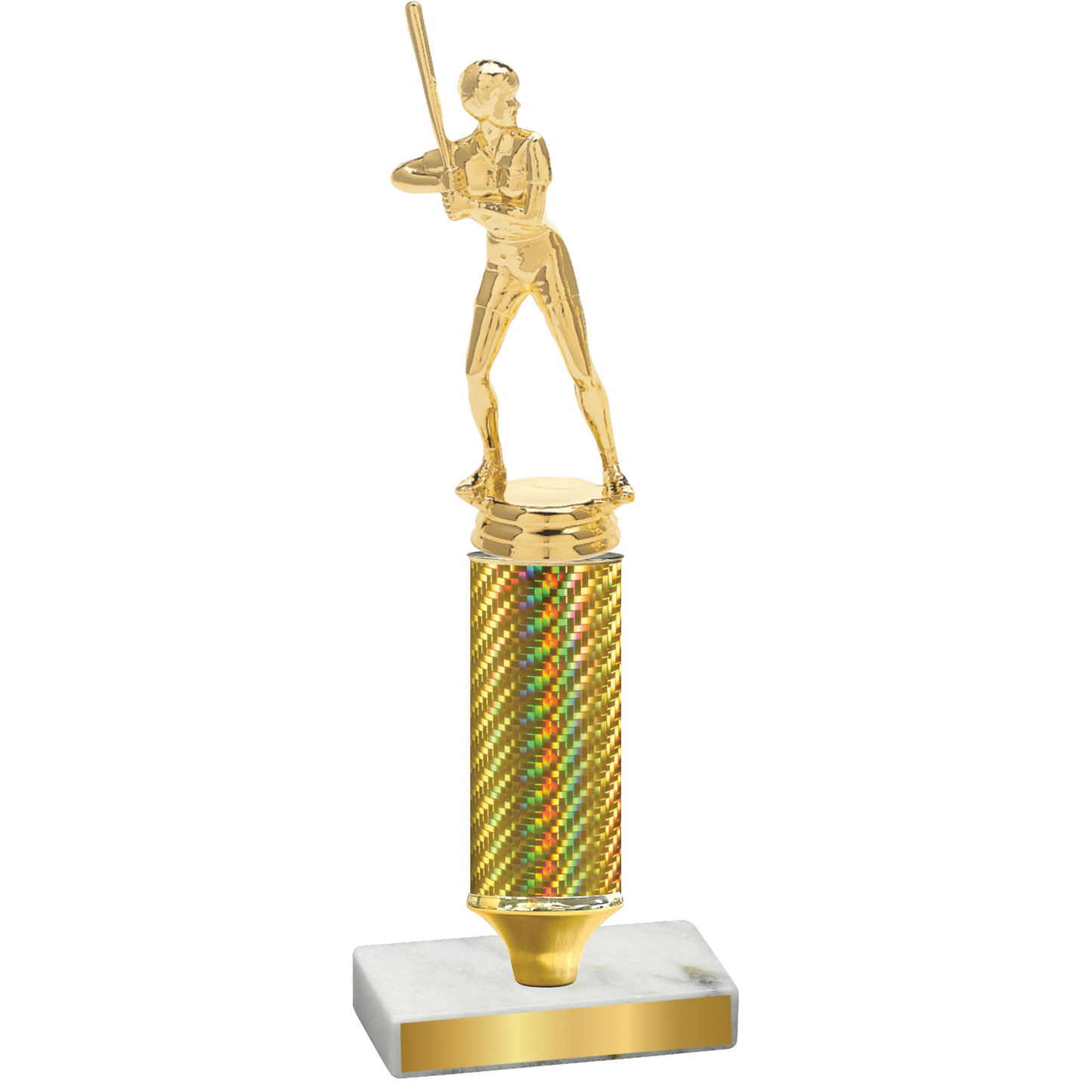 Value Gold Carbon Fiber Softball Trophy