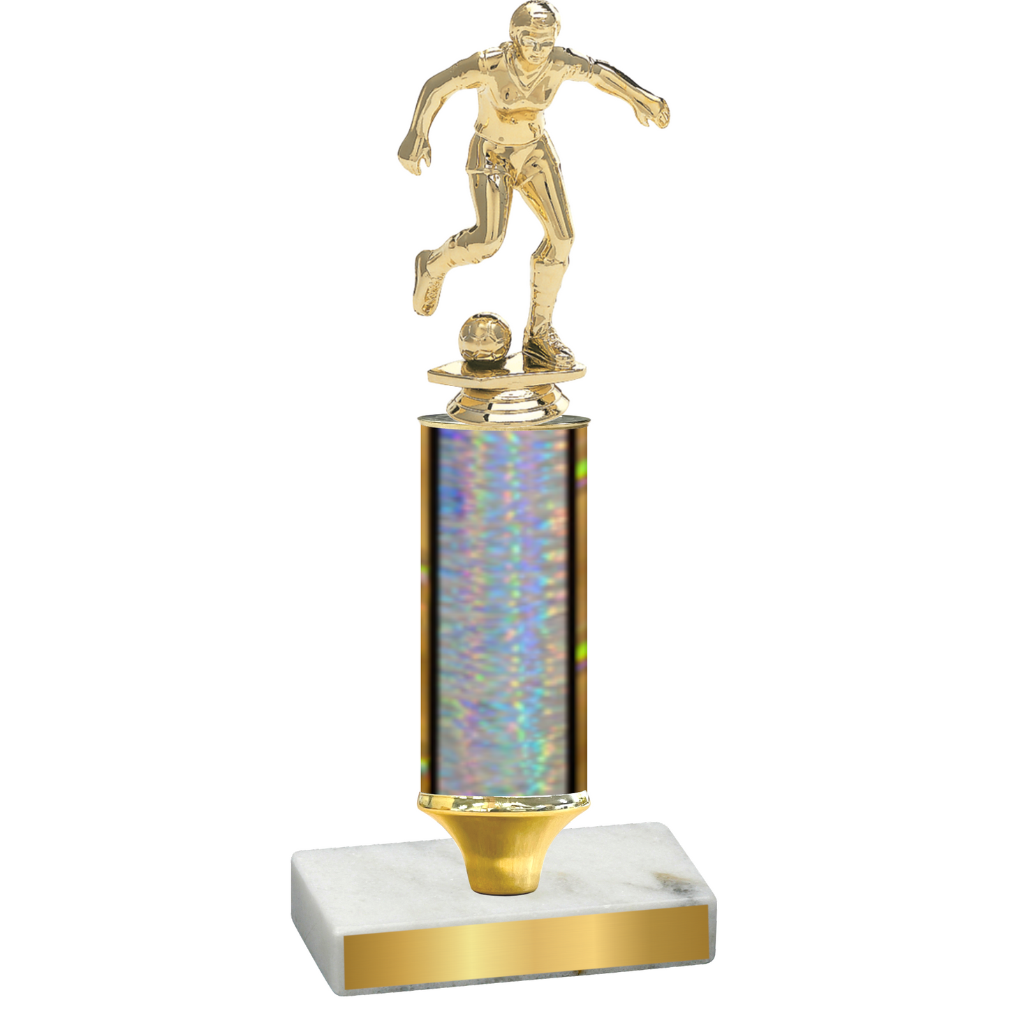 Value Silver Glacier Soccer Trophy