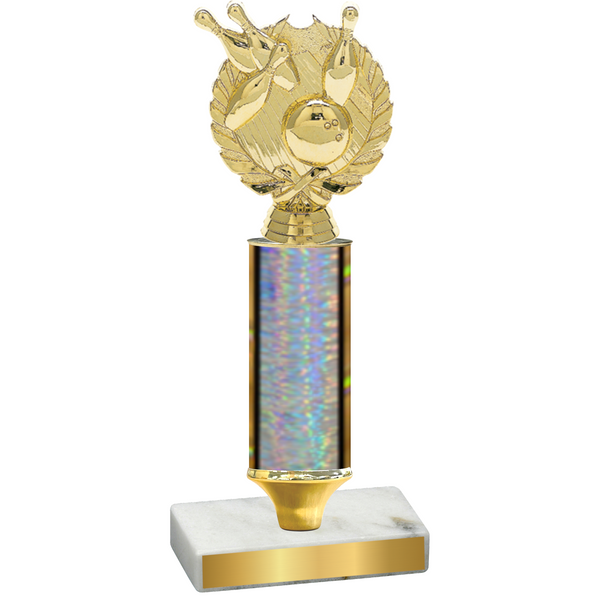 Value Silver Glacier Bowling Trophy