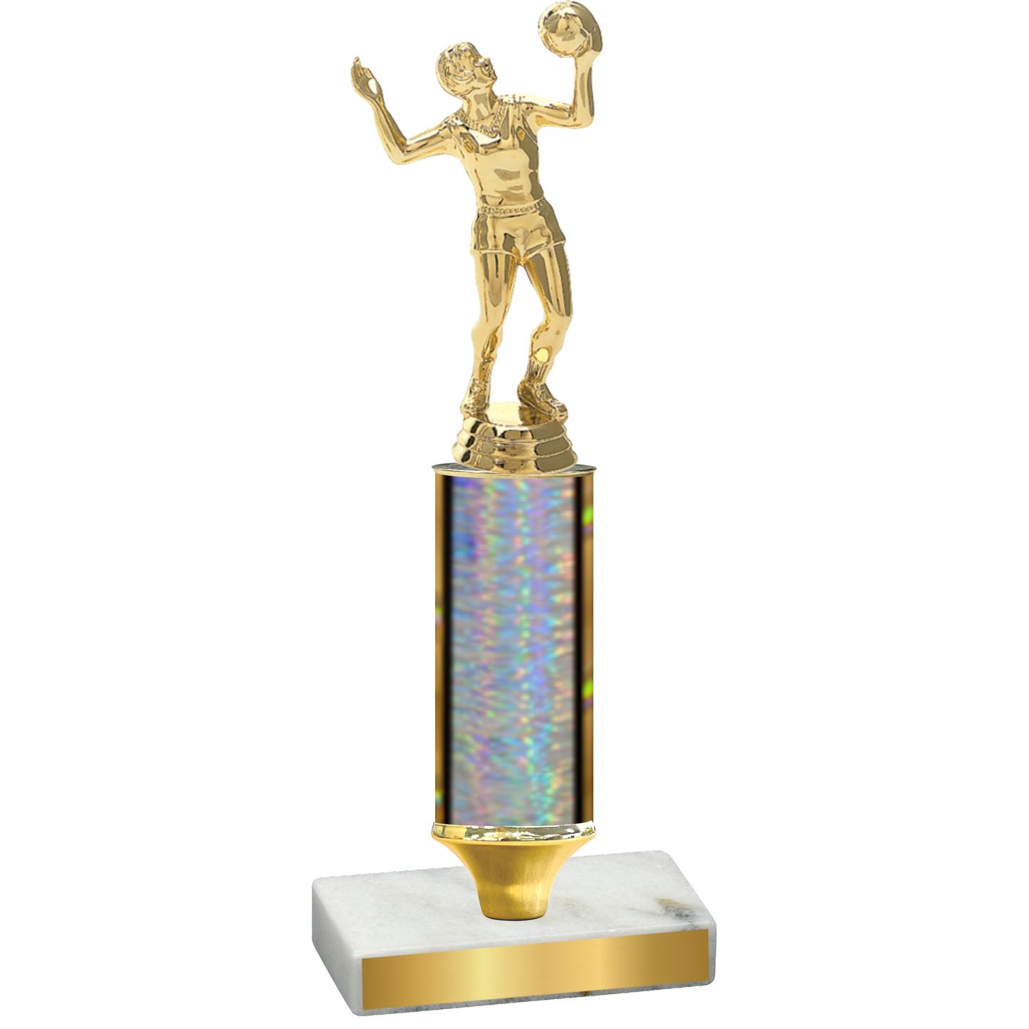 Value Silver Glacier Volleyball Trophy