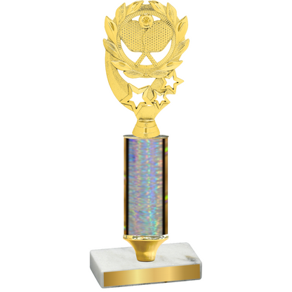 Value Silver Glacier Pickleball Trophy