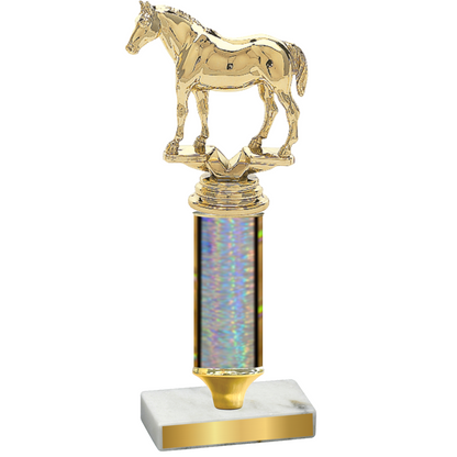 Value Silver Glacier Horses Trophy