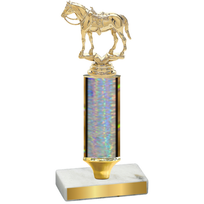 Value Silver Glacier Horses Trophy