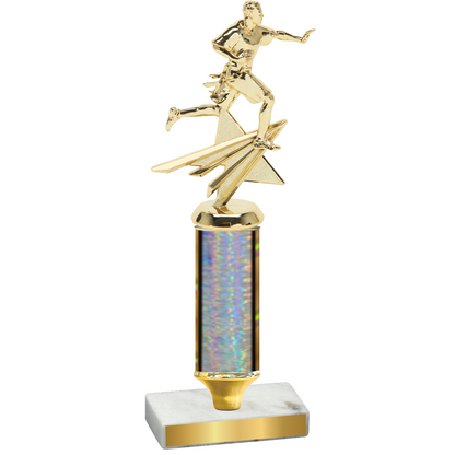 Value Silver Glacier Flag Football Trophy