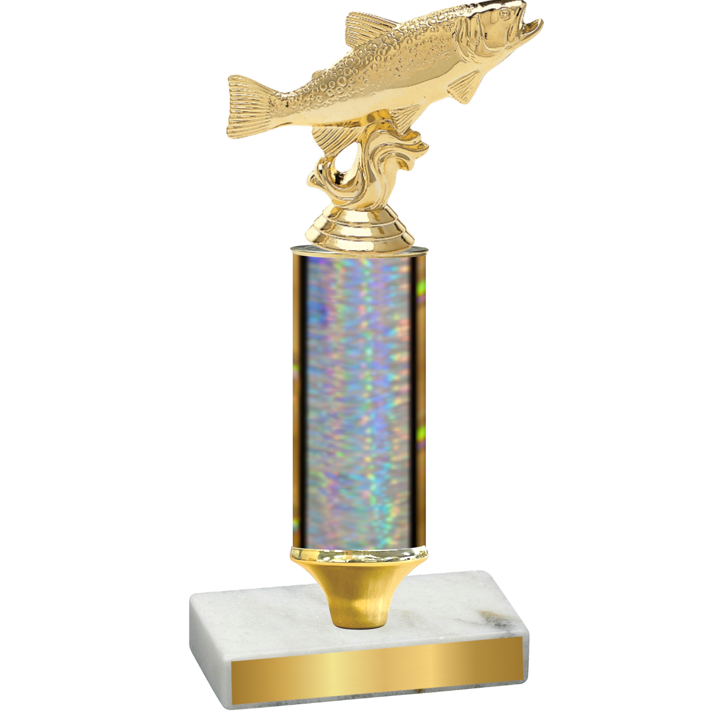 Value Silver Glacier Fishing Trophy