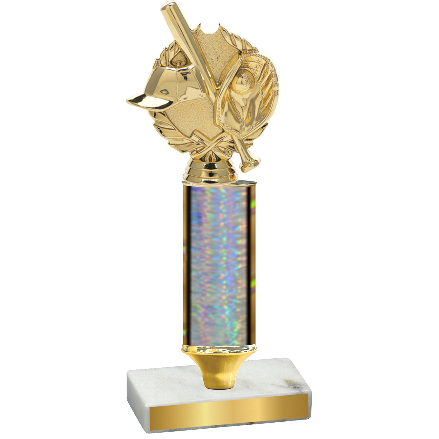 Value Silver Glacier Baseball Trophy