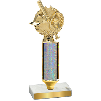 Value Silver Glacier Baseball Trophy