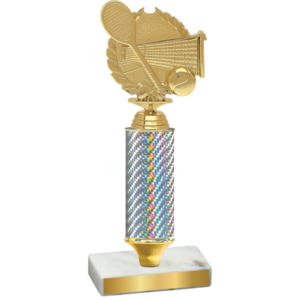 Value Silver Carbon Fiber Tennis Trophy