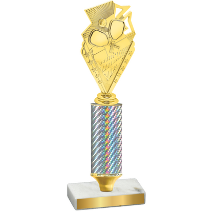 Value Silver Carbon Fiber Pickleball Trophy