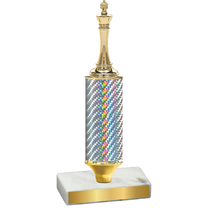 Value Silver Carbon Fiber Chess Trophy