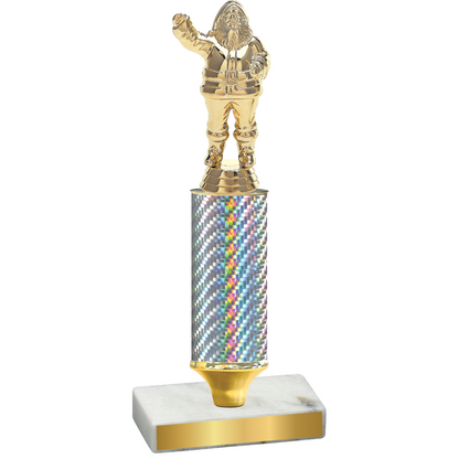 Value Silver Carbon Fiber Holiday Trophy