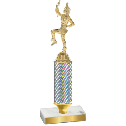 Value Silver Carbon Fiber Majorette Trophy