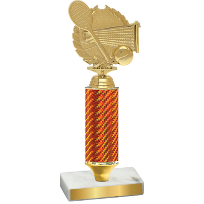 Value Orange Carbon Fiber Tennis Trophy