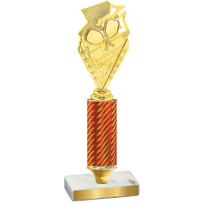 Value Orange Carbon Fiber Pickleball Trophy