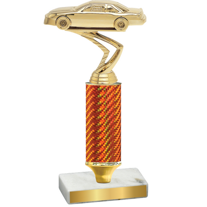 Value Orange Carbon Fiber Cars Trophy