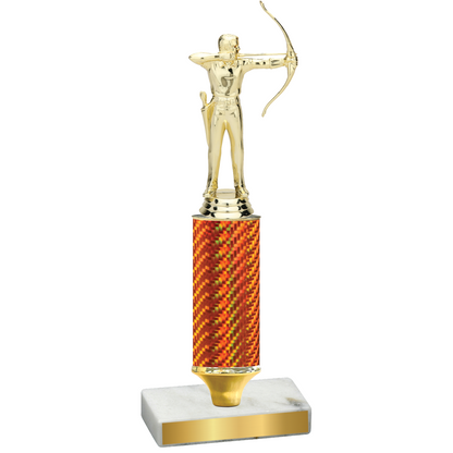 Value Orange Carbon Fiber Archery Trophy