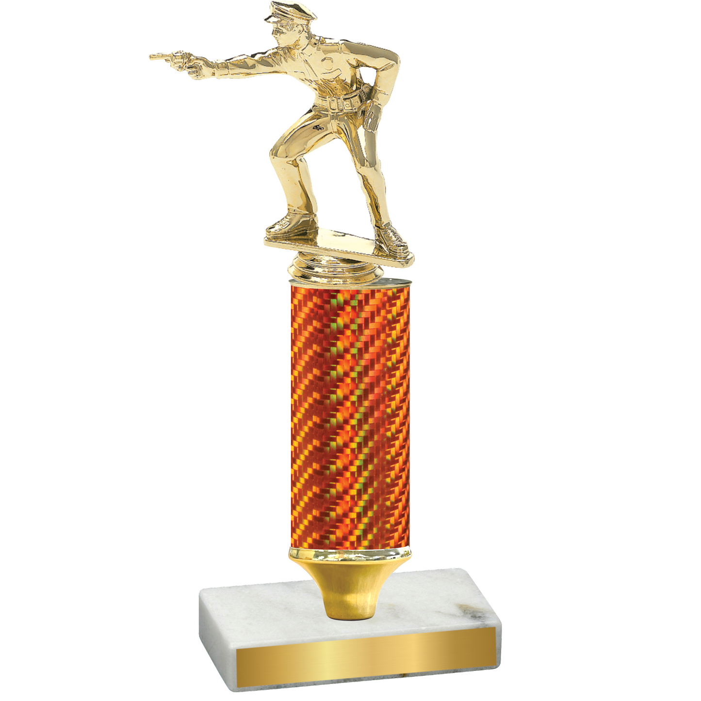 Value Orange Carbon Fiber Shooter Trophy