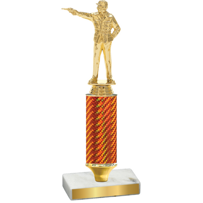 Value Orange Carbon Fiber Shooter Trophy