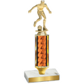 Value Orange Glacier Soccer Trophy