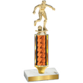 Value Orange Glacier Soccer Trophy