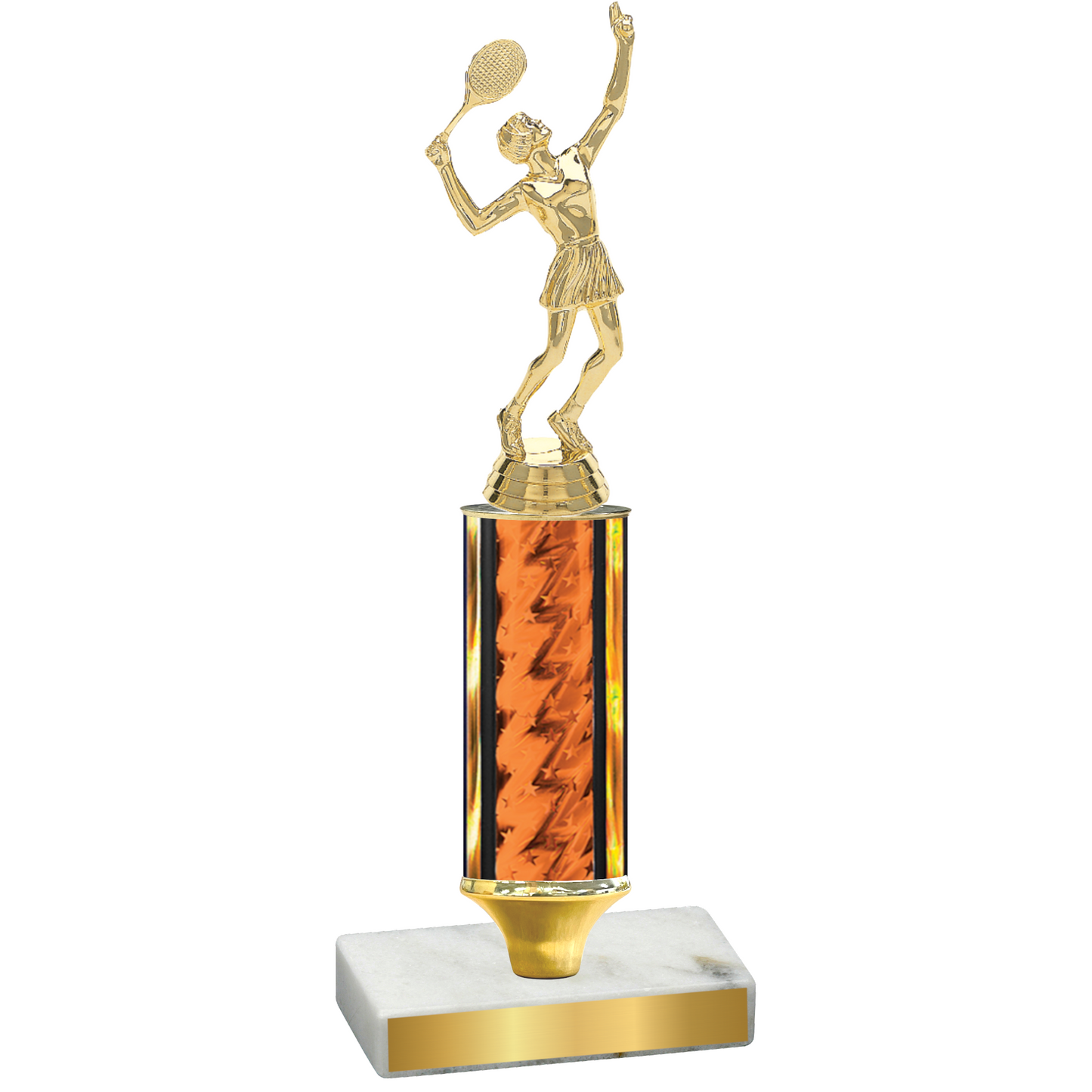 Value Orange Glacier Tennis Trophy