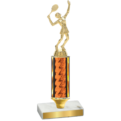 Value Orange Glacier Tennis Trophy