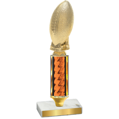 Value Orange Glacier Football Trophy