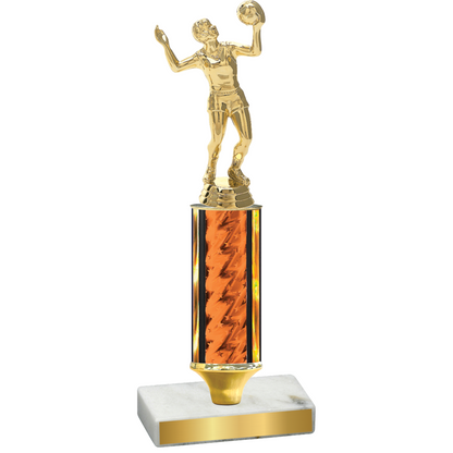 Value Orange Glacier Volleyball Trophy