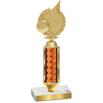 Value Orange Glacier Volleyball Trophy