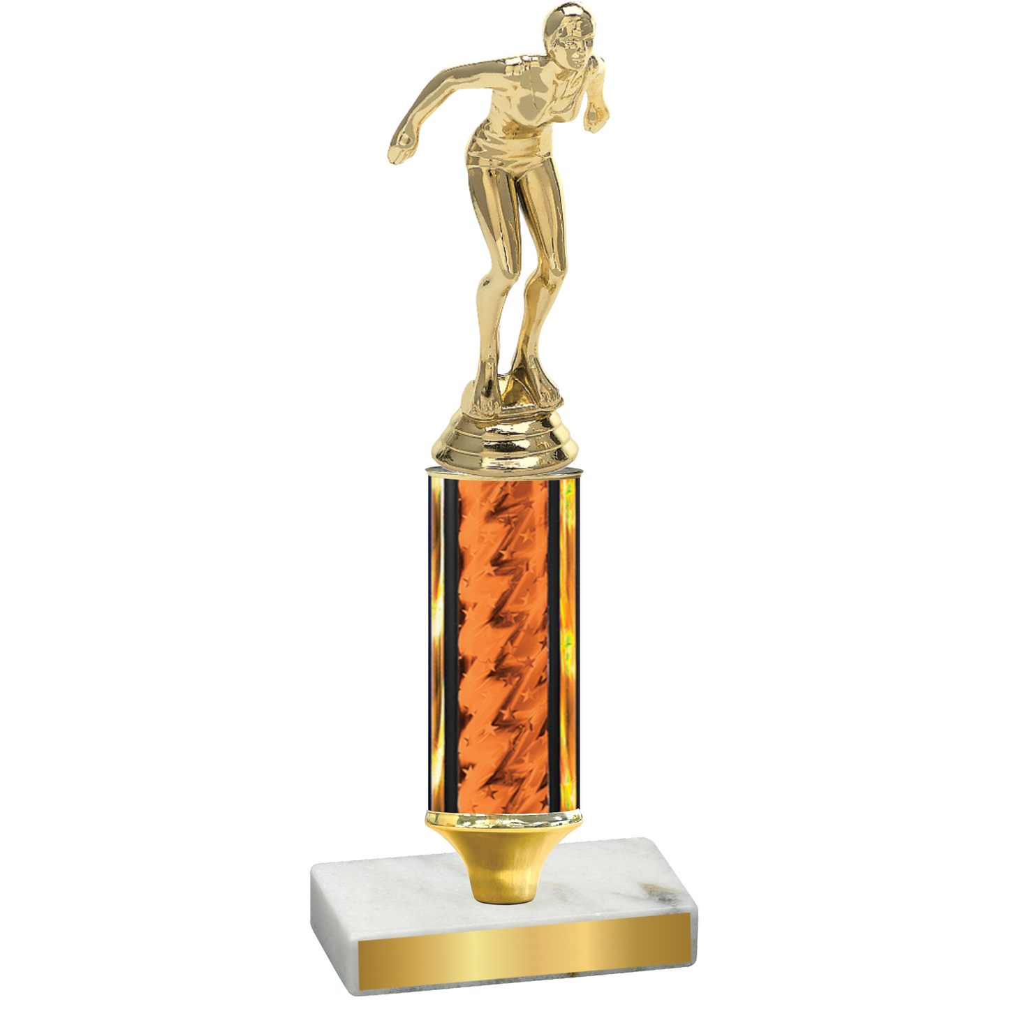 Value Orange Glacier Tennis Trophy