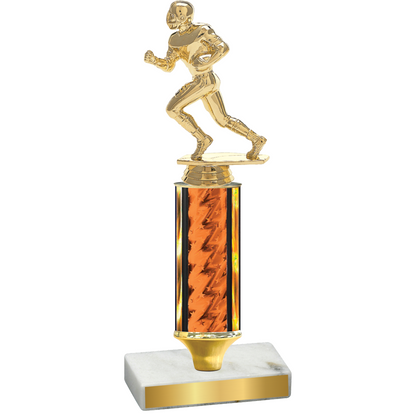 Value Orange Glacier Football Trophy