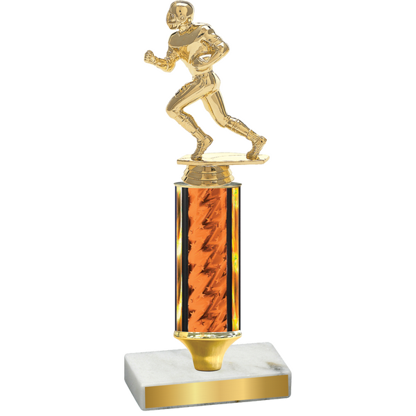 Value Orange Glacier Football Trophy