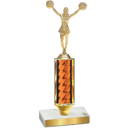 Value Orange Glacier Cheerleading Trophy