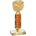 Value Orange Glacier Cheerleading Trophy