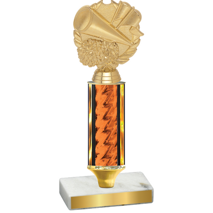 Value Orange Glacier Cheerleading Trophy