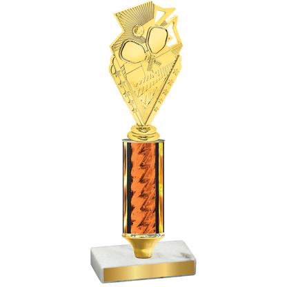 Value Orange Glacier Pickleball Trophy