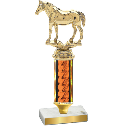 Value Orange Glacier Horses Trophy