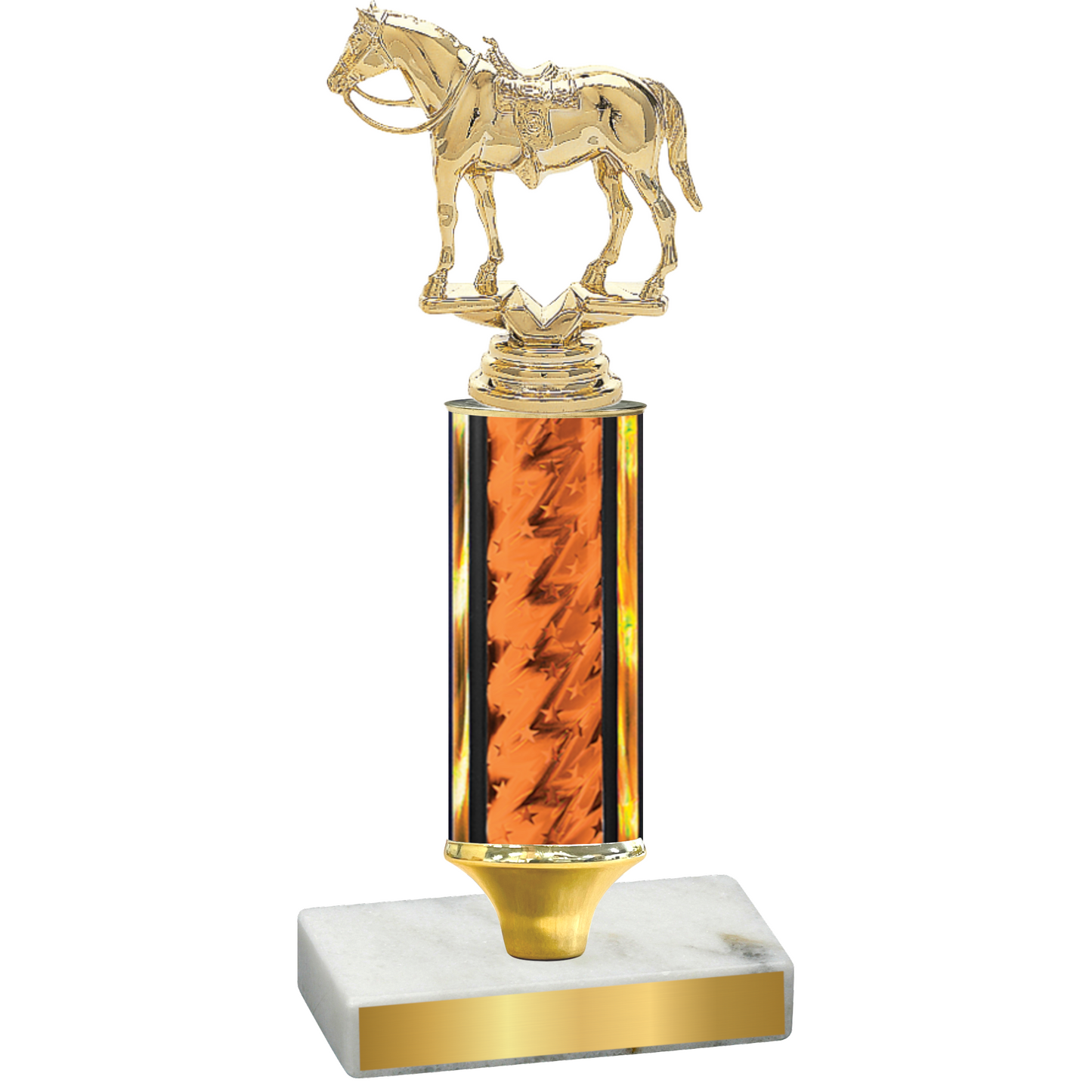 Value Orange Glacier Horses Trophy