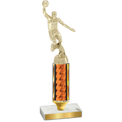 Value Orange Glacier Basketball Trophy