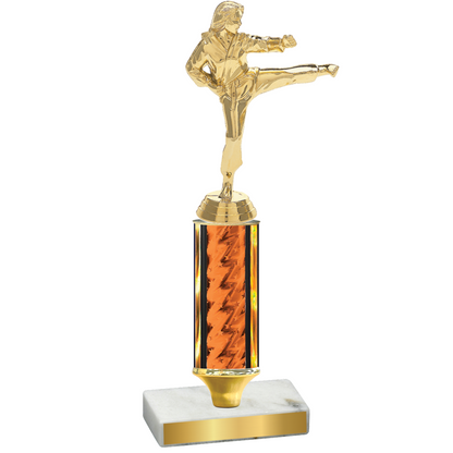 Value Orange Glacier Karate Trophy