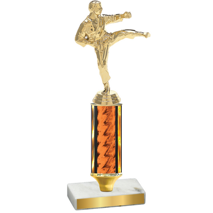 Value Orange Glacier Karate Trophy