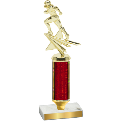 Value Red Glacier Football Trophy