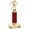 Value Red Glacier Soccer Trophy