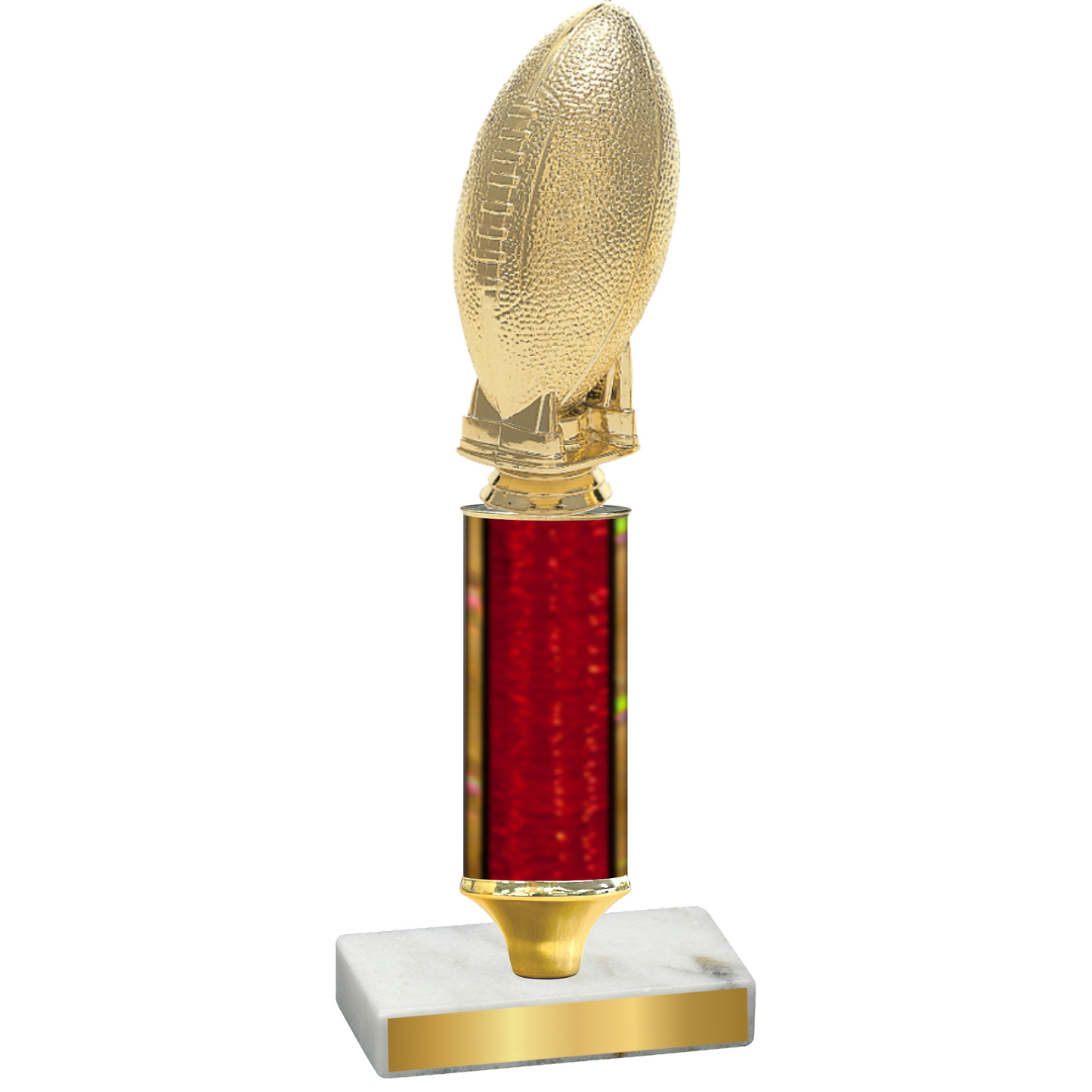 Value Red Glacier Football Trophy