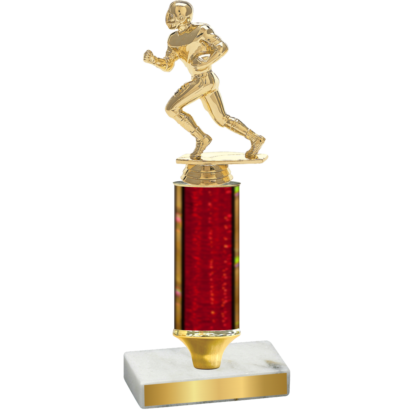 Value Red Glacier Football Trophy