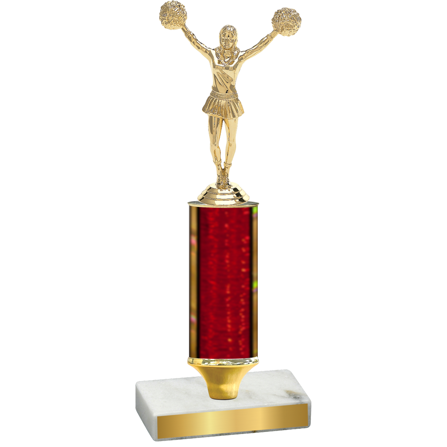 Value Red Glacier Cheerleading Trophy