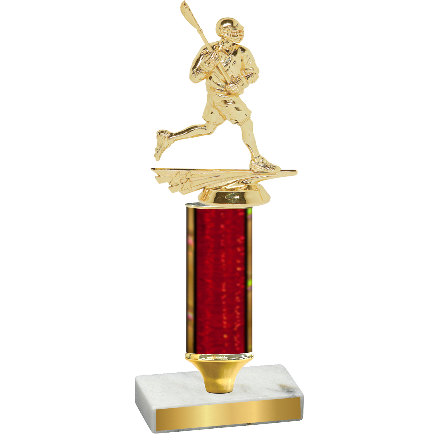 Value Red Glacier Lacrosse Trophy