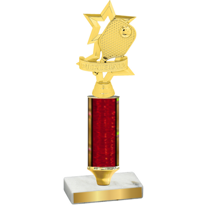 Value Red Glacier Pickleball Trophy