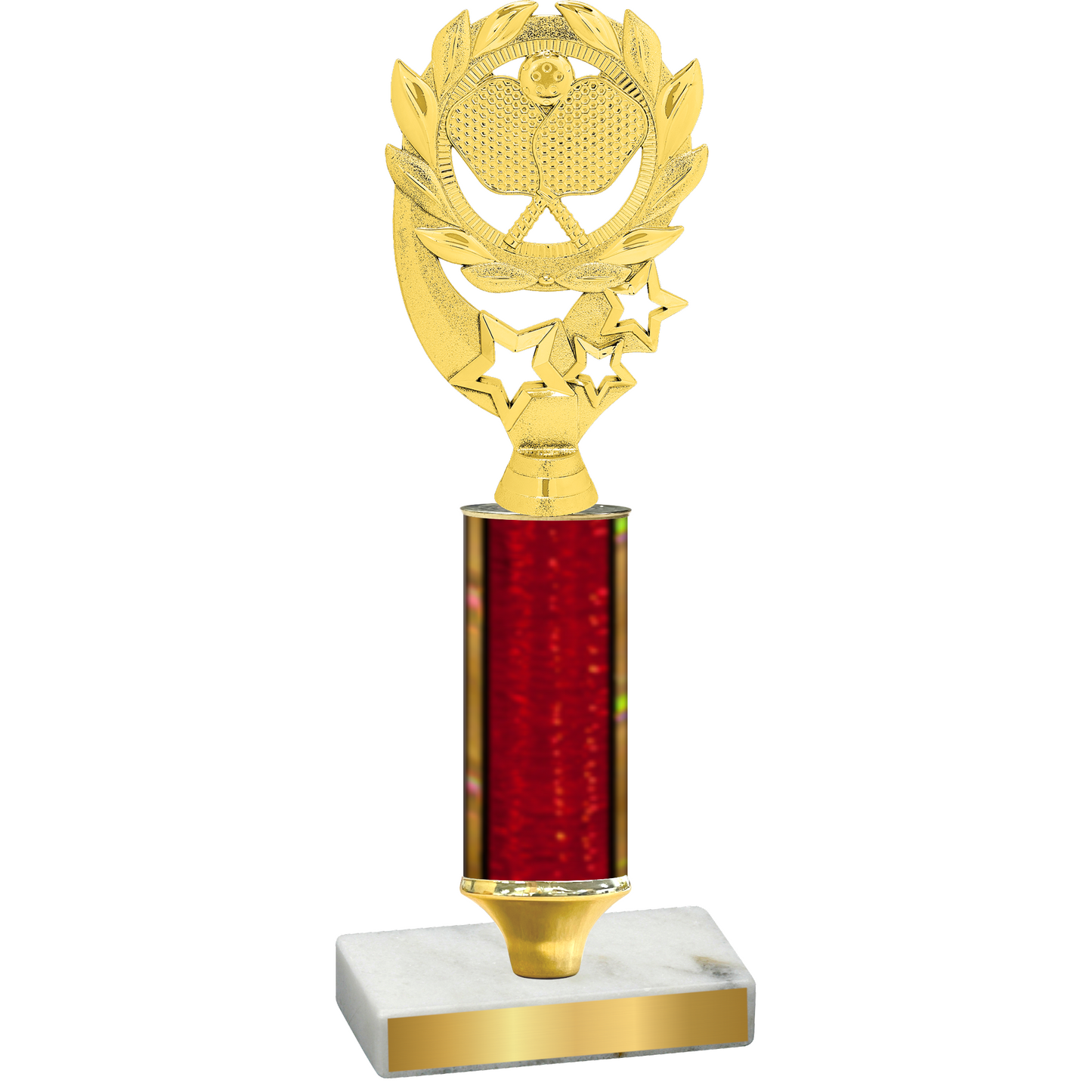 Value Red Glacier Pickleball Trophy